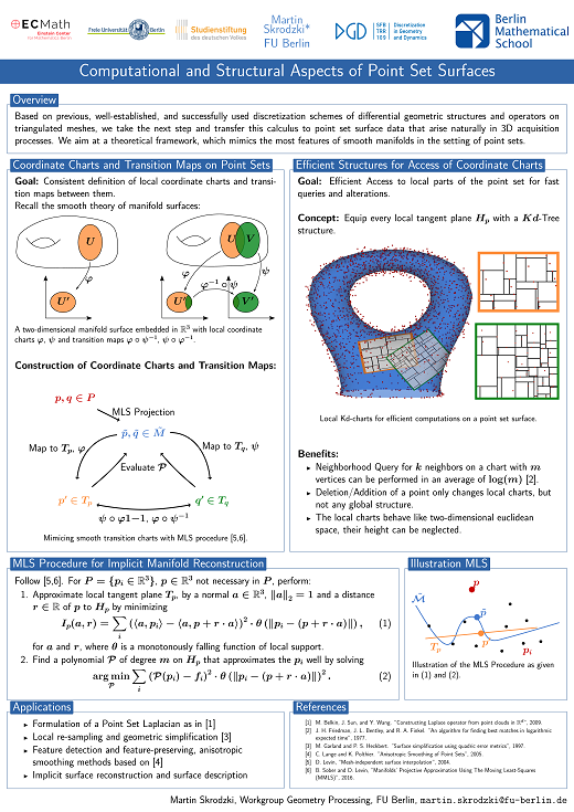 Poster: Computational and Structural Aspects of Point Set Surfaces