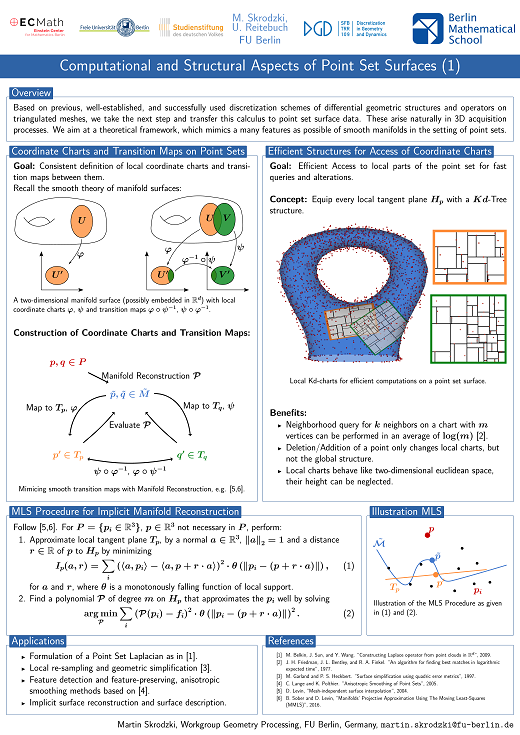 Poster: Computational and Structural Aspects of Point Set Surfaces