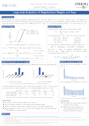 Poster: Large-scale Evaluation of Neighborhood Weights and Sizes