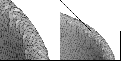 Example of a geometry meshed with the presented algorithm.