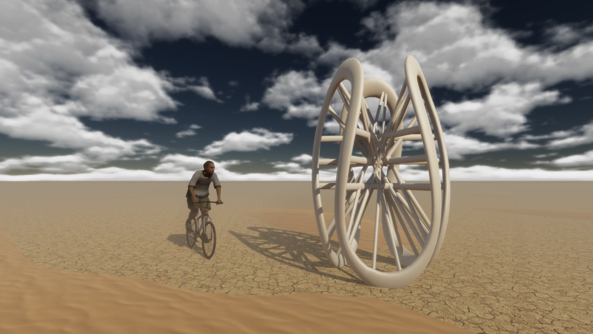 Rendering of the sculpture 'Twenty-Seven' by Gabriel Dorfsman-Hopkins and Daniel Rostamloo.